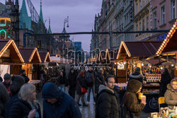 Rozświetlenie choinki we Wroclawiu