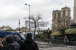 Katedra Notre-Dame w Paryzu przed otwarciem