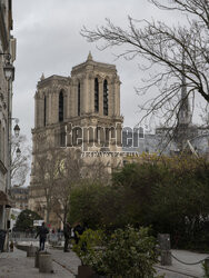 Katedra Notre-Dame w Paryzu przed otwarciem