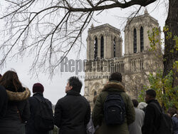 Katedra Notre-Dame w Paryzu przed otwarciem