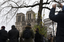 Katedra Notre-Dame w Paryzu przed otwarciem