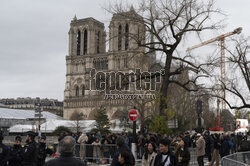 Katedra Notre-Dame w Paryzu przed otwarciem