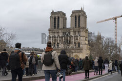 Katedra Notre-Dame w Paryzu przed otwarciem