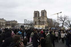 Katedra Notre-Dame w Paryzu przed otwarciem