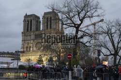 Katedra Notre-Dame w Paryzu przed otwarciem