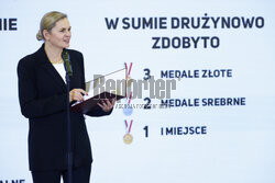 Spotkanie Premiera z laureatami międzynarodowych olimpiad naukowych