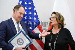 Spotkanie marszałek Senatu z ambasadorem USA