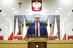 Konferencja prasowa nowego prezesa Trybunału Konstytucyjnego