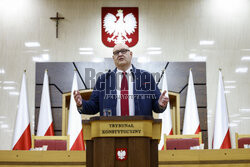 Konferencja prasowa nowego prezesa Trybunału Konstytucyjnego