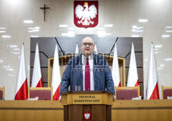 Konferencja prasowa nowego prezesa Trybunału Konstytucyjnego