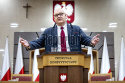 Konferencja prasowa nowego prezesa Trybunału Konstytucyjnego