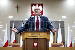 Konferencja prasowa nowego prezesa Trybunału Konstytucyjnego